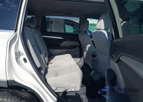 2014 Toyota Highlander Le from USA, damaged, VIN 5TDZARFH8ES007949